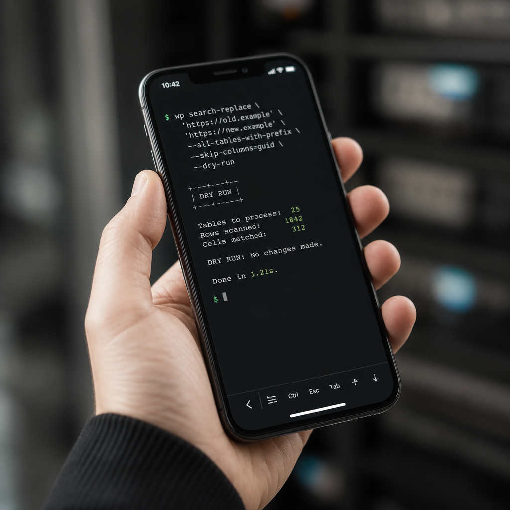 Safely Change a WordPress Domain with WP-CLI