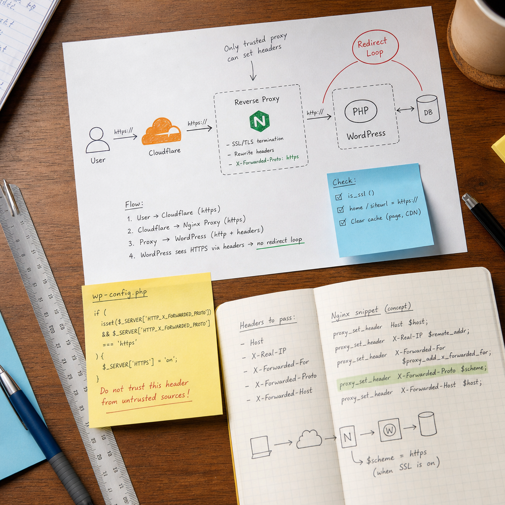 WordPress Behind a Reverse Proxy: How to Fix a Redirect Loop